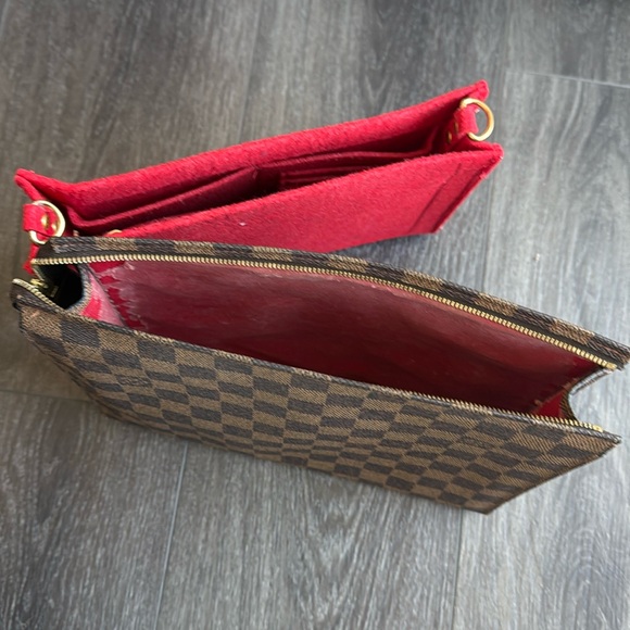 SOLD ❣️ LOUIS VUITTON Damier Ebene Poche Toilette 26 Pouch LV Authentic - Picture 12 of 12